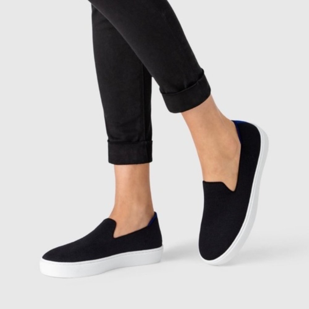 Rothy's Black and Blue Women's Sneakers